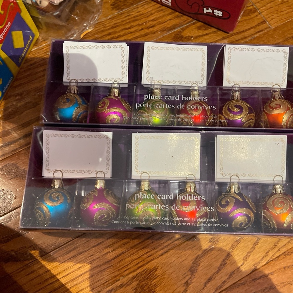 Pier 1 Multicolor Place Card Holders